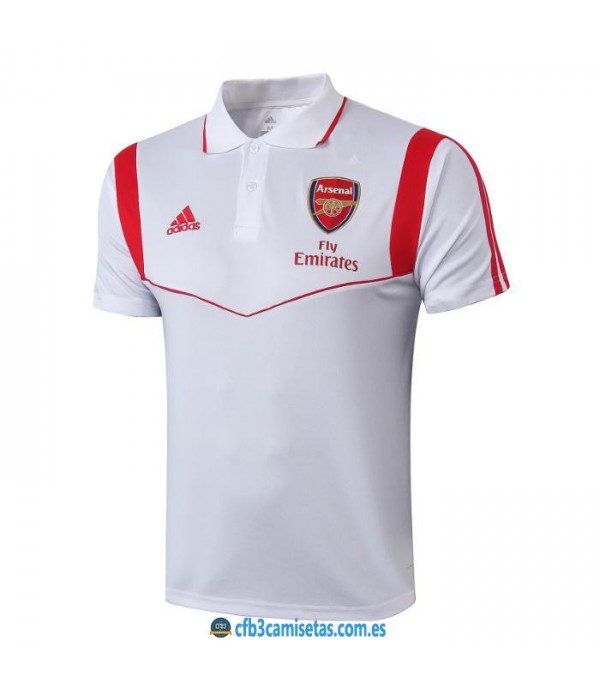 CFB3-Camisetas Polo Arsenal 2019 2020 Blanco