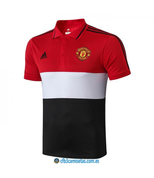 CFB3-Camisetas Polo Manchester United 2019 2020 Ra...