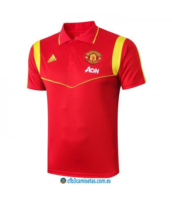 CFB3-Camisetas Polo Manchester United 2019 2020 Re...