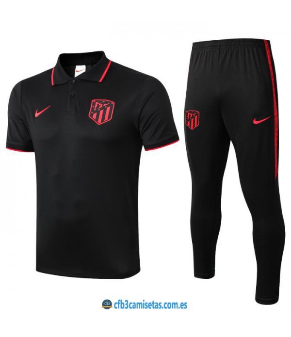 CFB3-Camisetas Polo  Pantalones Atlético Madrid 2019 2020