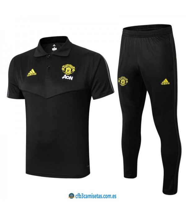 CFB3-Camisetas Polo  Pantalones Manchester United 2019 2020