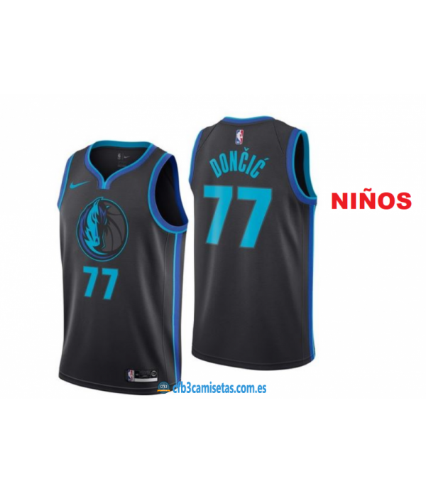 CFB3-Camisetas Luka Doncic Dallas Mavericks City E...