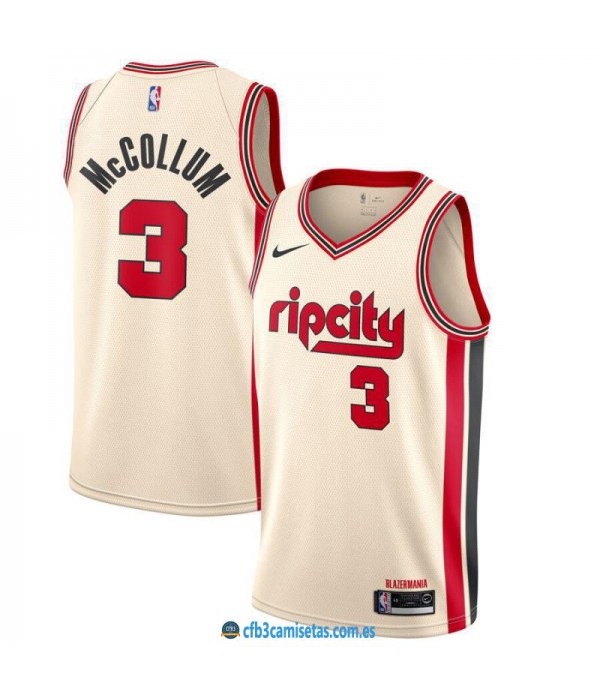 CFB3-Camisetas C J McCollum Portland Trail Blazers...