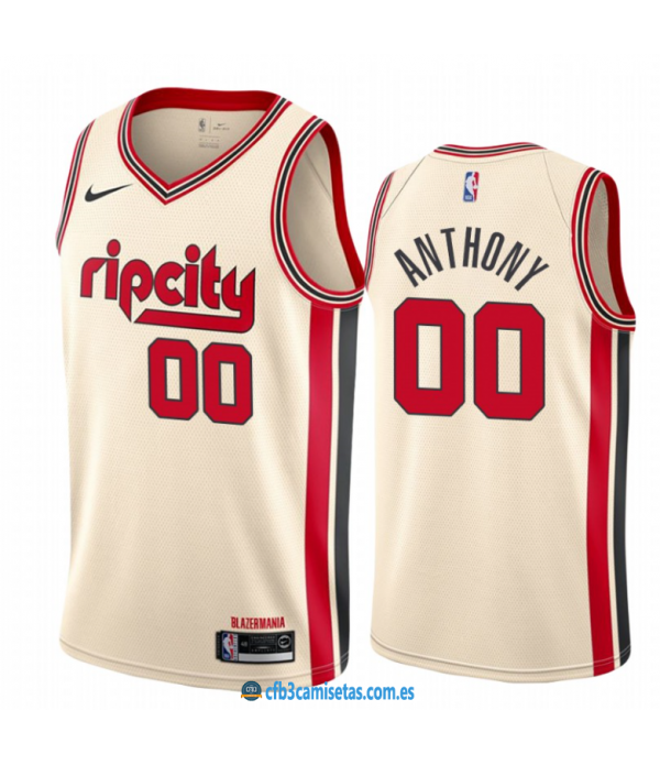 CFB3-Camisetas Carmelo Anthony Portland Trail Blazers 2019 2020 City Edition