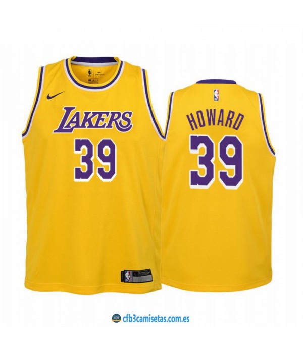 CFB3-Camisetas Dwight Howard Los Angeles Lakers Ic...