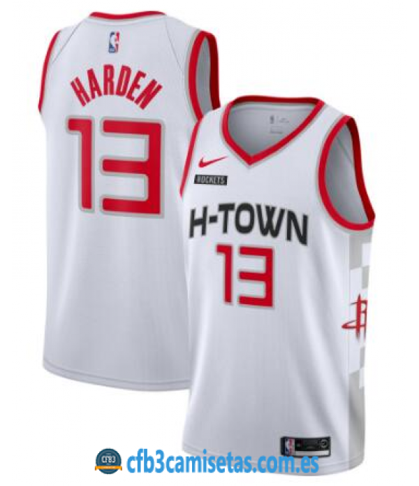 CFB3-Camisetas James Harden Houston Rockets 2019 2020 City Edition