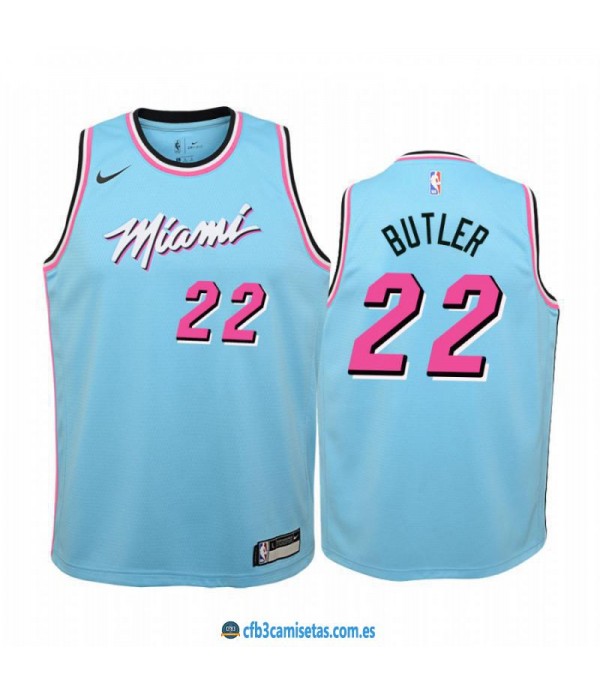 CFB3-Camisetas Jimmy Butler Miami Heat 2019 2020 City Edition