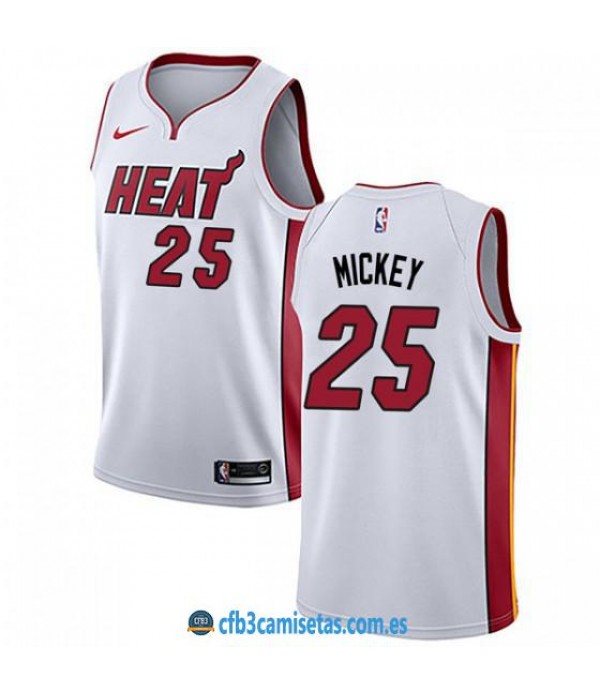 CFB3-Camisetas Jordan Mickey Miami Heat Association