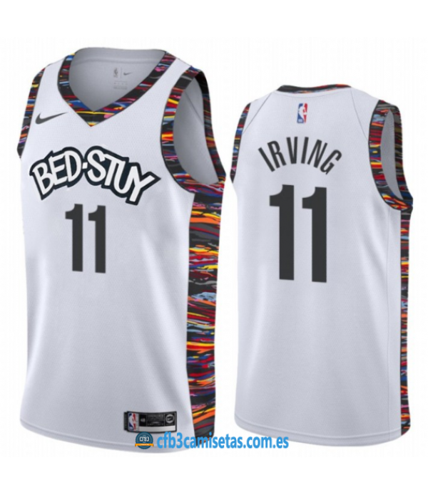 CFB3-Camisetas Kyrie Irving Brooklyn Nets 2019 202...