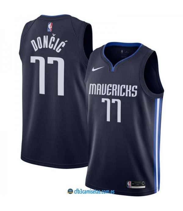 CFB3-Camisetas Luka Doncic Dallas Mavericks 2019 2020 Statement