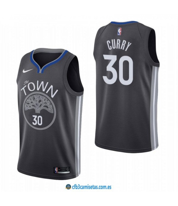 CFB3-Camisetas Stephen Curry Golden State Warriors 2019 2020 City Edition