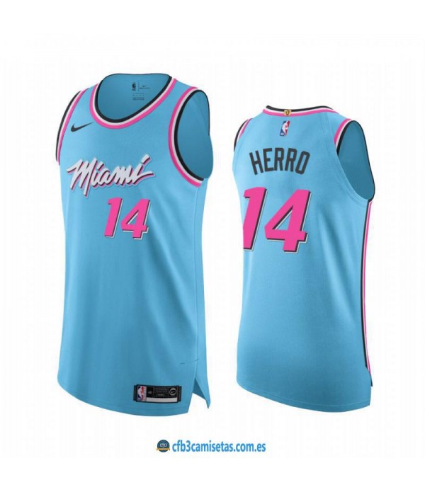 CFB3-Camisetas Tyler Herro Miami Heat 2019 2020 City Edition