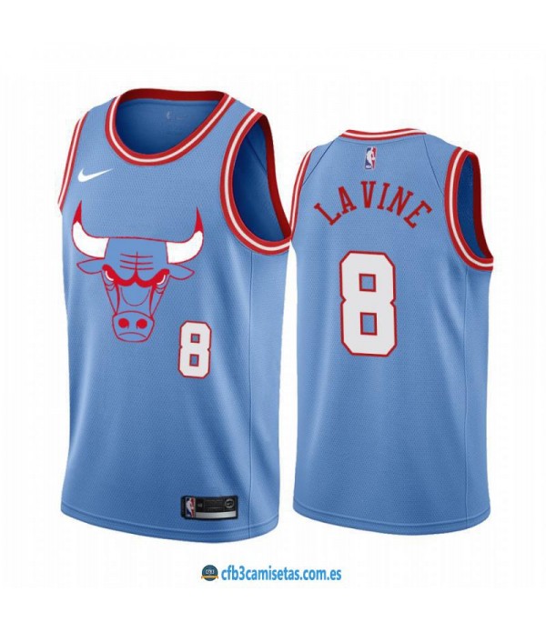 CFB3-Camisetas Zach LaVine Chicago Bulls 2019 2020 City Edition