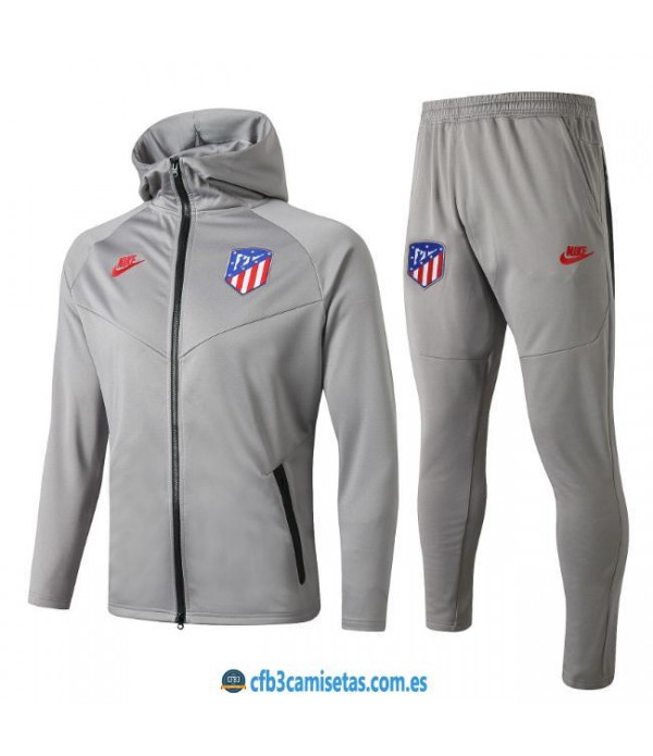 CFB3-Camisetas Chándal Atlético Madrid 2019 2020 Gris