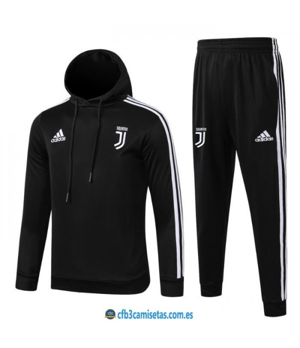 CFB3-Camisetas Chándal Juventus 2019 2020 Capucha JUNIOR