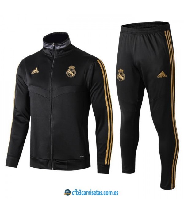 CFB3-Camisetas Chándal Real Madrid 2019 2020 JUNIOR