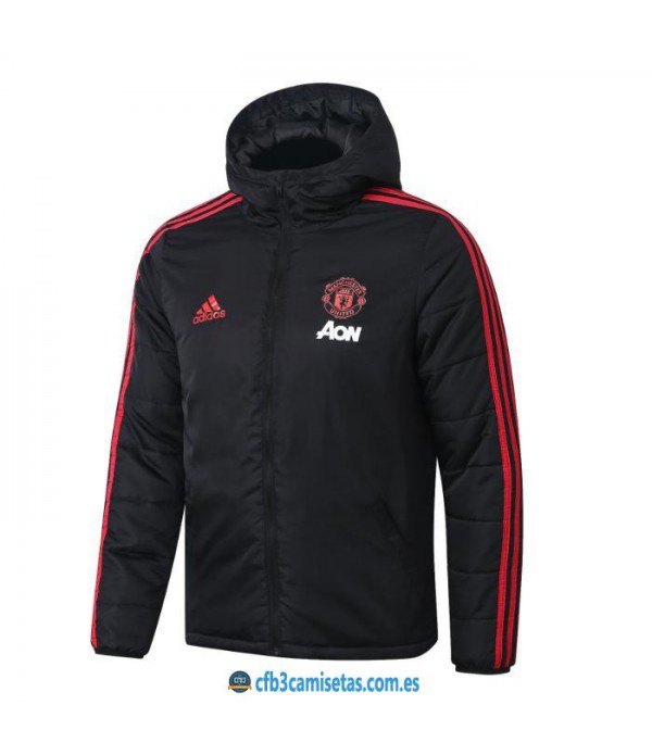 CFB3-Camisetas Chaqueta acolchada Manchester United 2019 2020