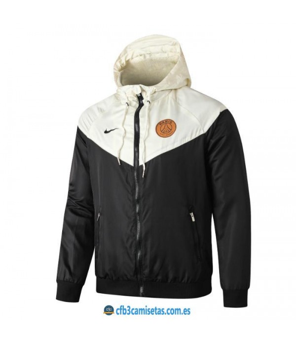 CFB3-Camisetas Chaqueta con capucha PSG x Jordan 2019 2020 3