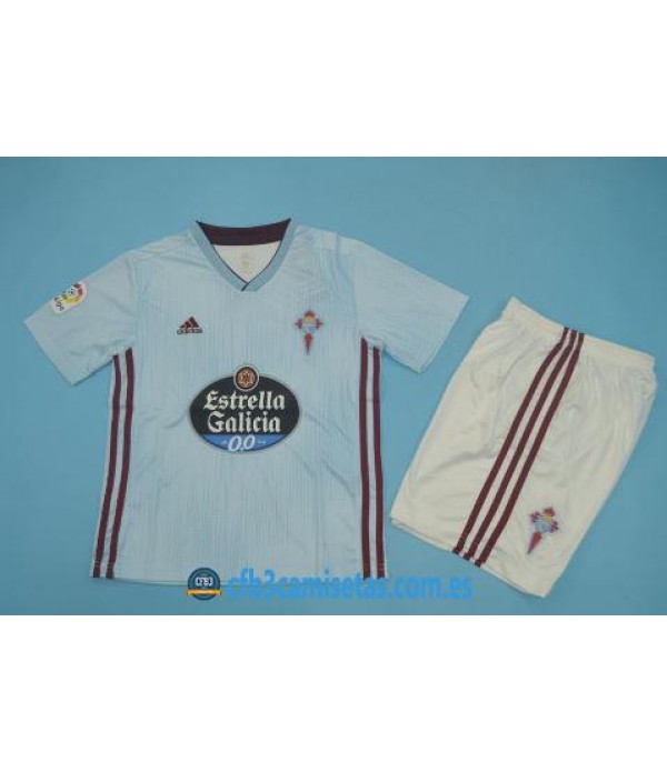 CFB3-Camisetas Celta de Vigo 1a Equipación 2019 2020 Kit Junior