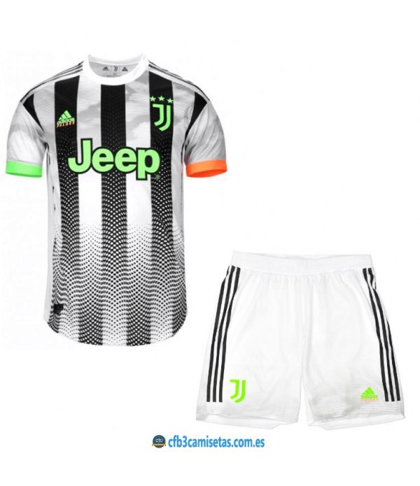 CFB3-Camisetas Juventus x Palace 2019 2020 Kit Junior