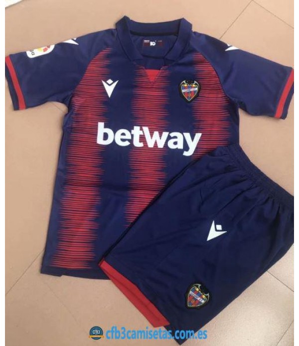 CFB3-Camisetas Levante 1a Equipación 2019 2020 Kit Junior