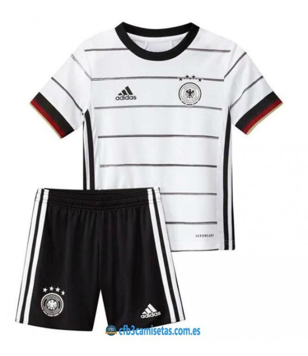 CFB3-Camisetas Alemania 1a Equipación 2020 Kit Junior