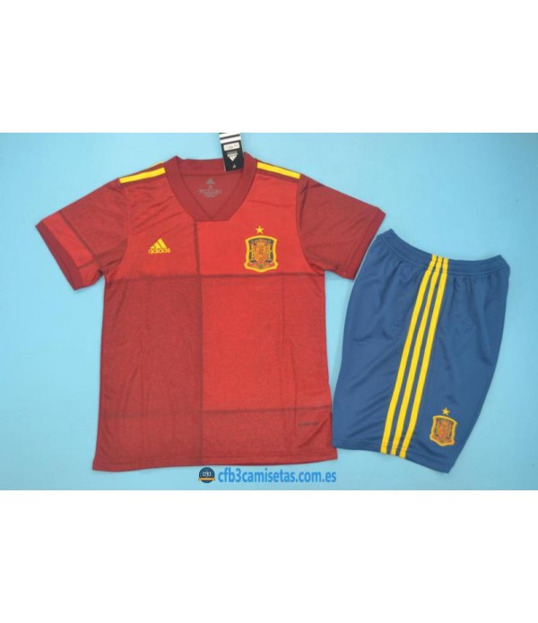 CFB3-Camisetas España 1a Equipación 2020 NIÑOS