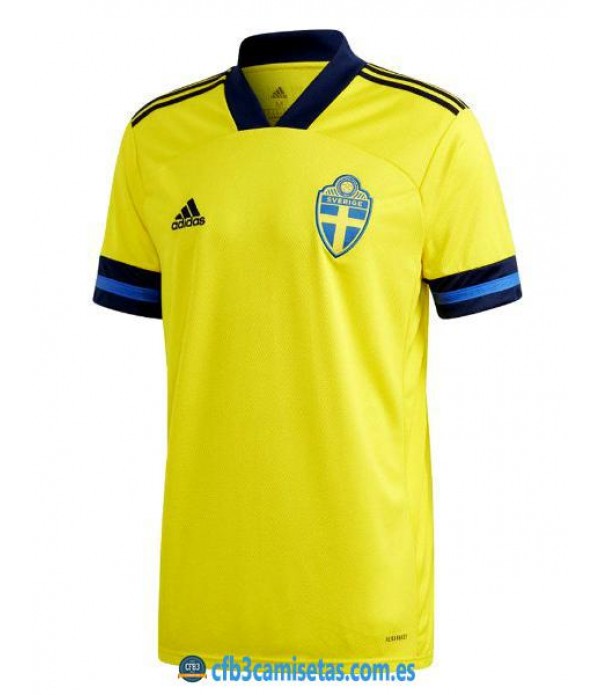 CFB3-Camisetas Suecia 1a Equipación 2020