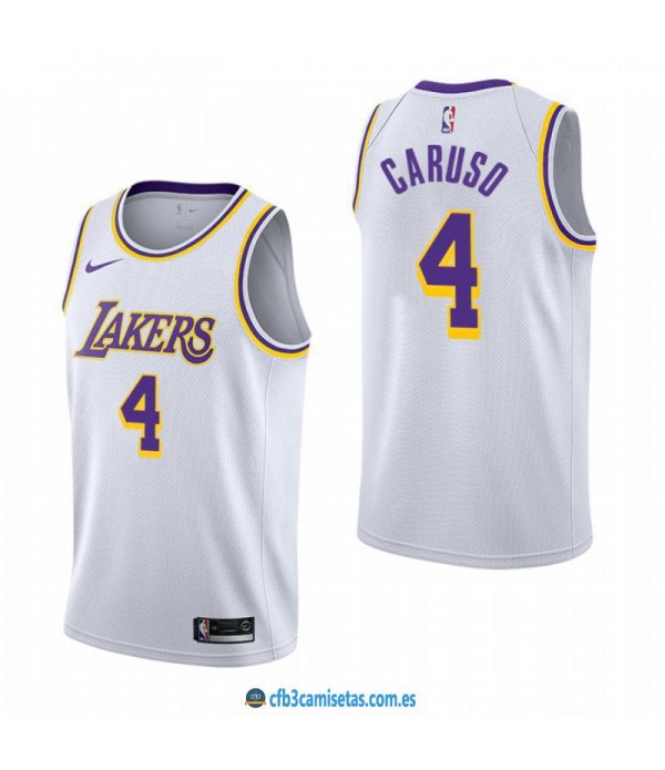 CFB3-Camisetas Alex Caruso Los Angeles Lakers 2018 2019 Association