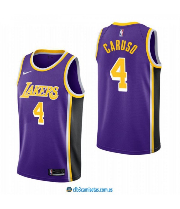 CFB3-Camisetas Alex Caruso Los Angeles Lakers 2018...