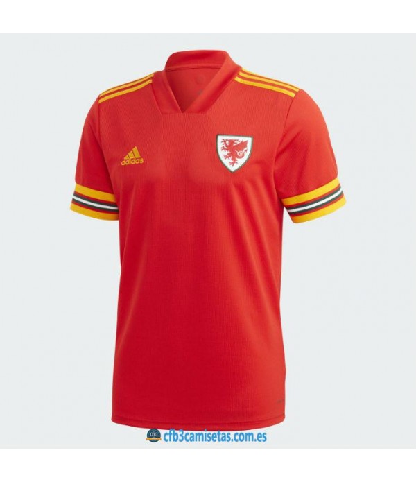 CFB3-Camisetas Gales 1a Equipación 2020