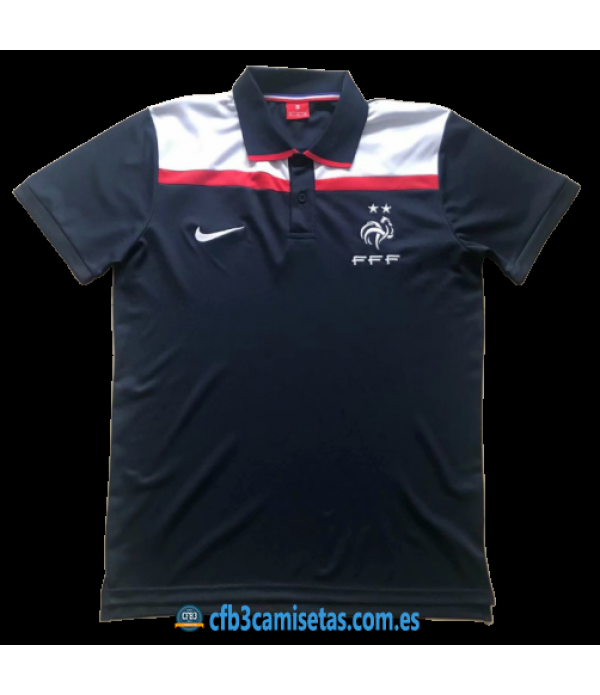 CFB3-Camisetas Polo Francia 2020 Negro