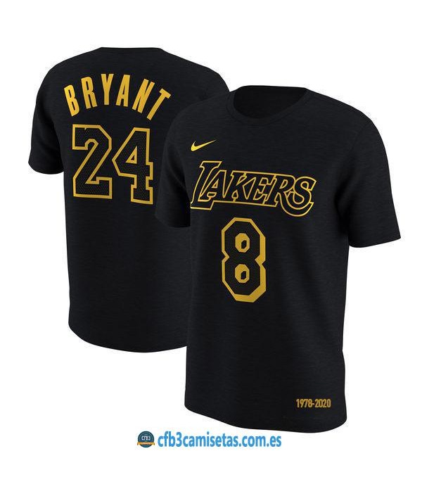 CFB3-Camisetas Camiseta Los Angeles Lakers Kobe Bryant 1978 2020