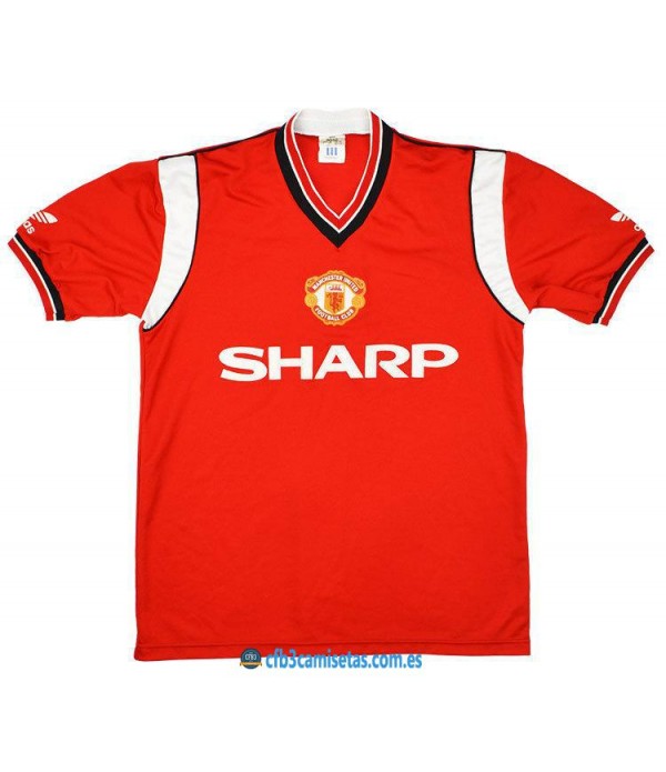 CFB3-Camisetas Camiseta Manchester United 1984-86