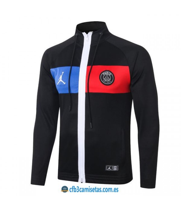 CFB3-Camisetas Chaqueta PSG x Jordan 2019/20 - Tricolor