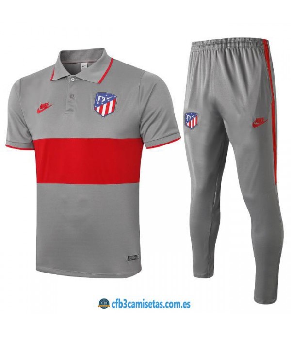 CFB3-Camisetas Polo Pantalones Atlético Madrid 2019/20