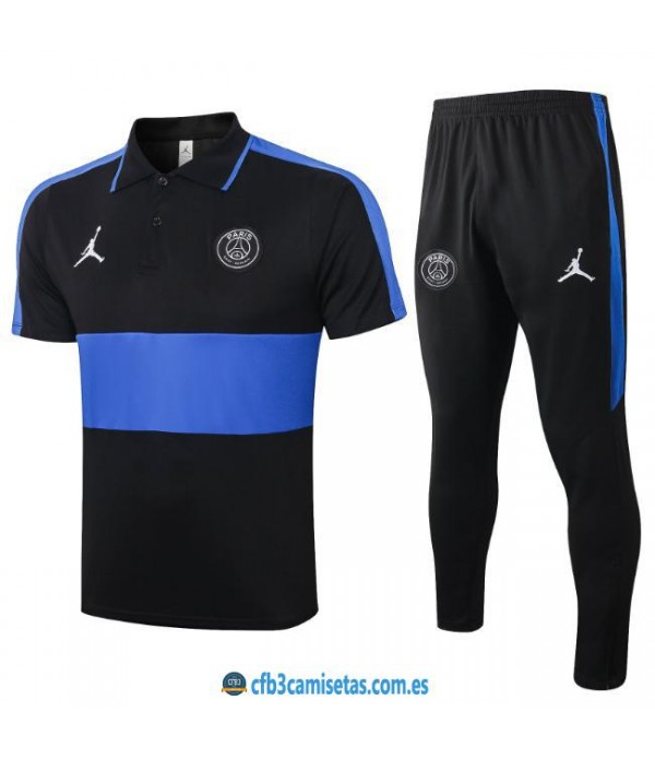 CFB3-Camisetas Polo Pantalones PSG x Jordan 2019/20