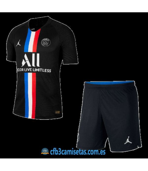 CFB3-Camisetas PSG 4a Equipación 2019/20 Kit Junior