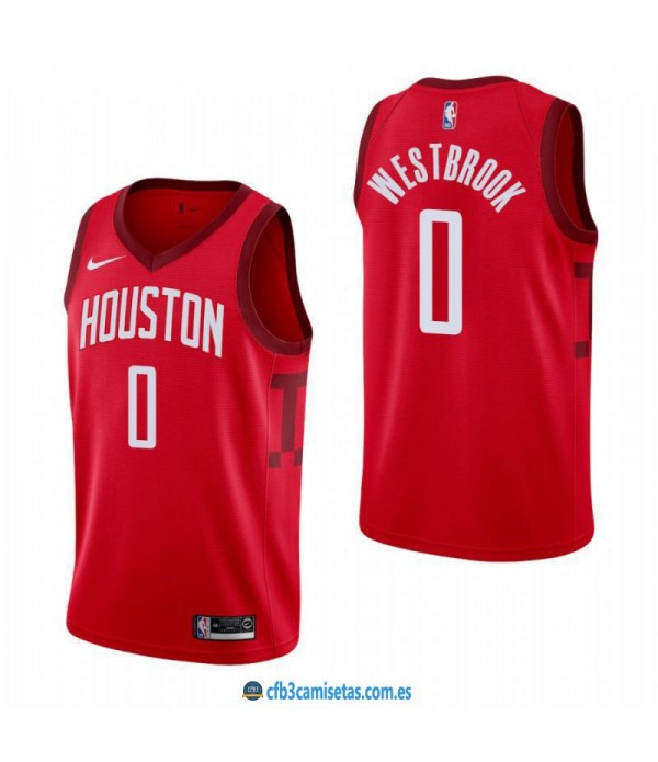 CFB3-Camisetas Russell Westbrook Houston Rockets 2019/20 - Earned Edition