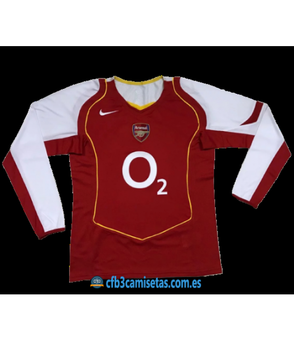 CFB3-Camisetas Arsenal 1a Equipación 2004-05 ML