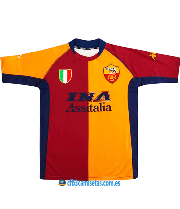 CFB3-Camisetas AS Roma 1a Equipación 2000-01