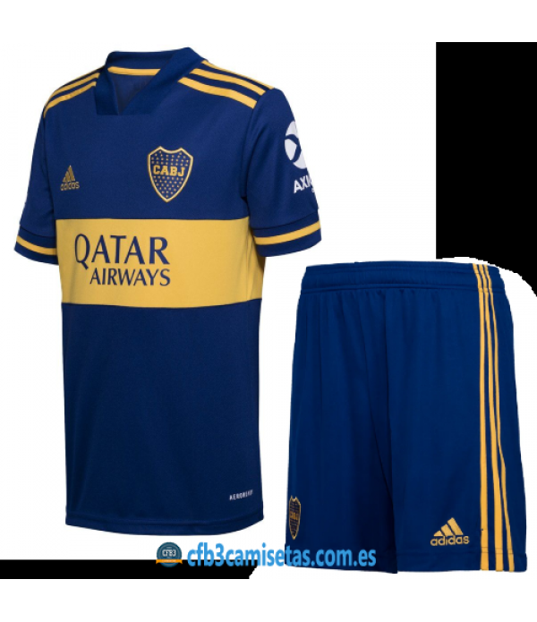 CFB3-Camisetas Boca Juniors 1a Equipación 2020/21 Kit Junior