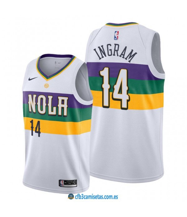 CFB3-Camisetas Brandon Ingram New Orleans Pelicans 2019/20 - City Edition