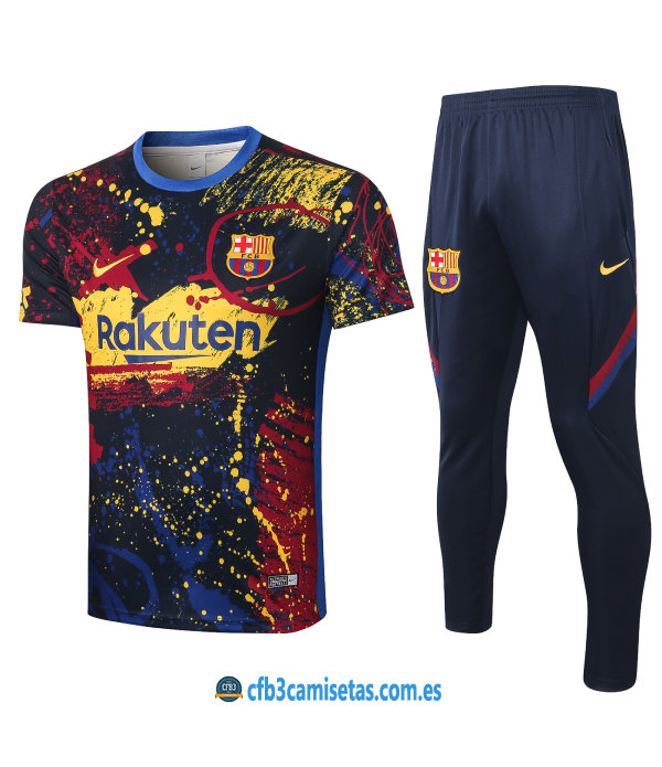 CFB3-Camisetas Camiseta Pantalones FC Barcelona 2019/20 Color