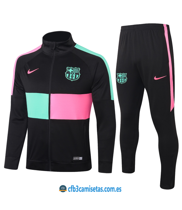 CFB3-Camisetas Chándal FC Barcelona 2020/21 - Multicolor