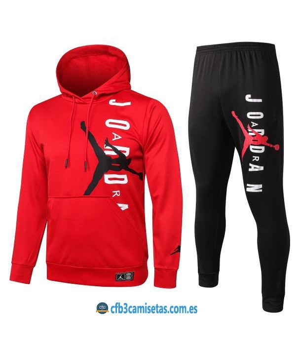 CFB3-Camisetas Chándal PSG 2019/20 Capucha Rojo