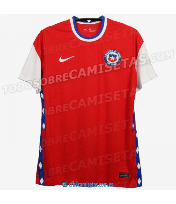 CFB3-Camisetas Chile 1a Equipación 2020/21