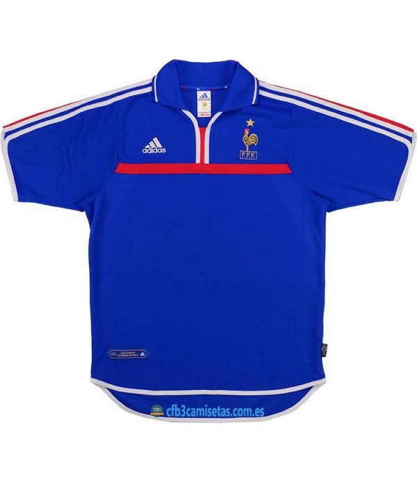 CFB3-Camisetas Francia 1a Equipación 2000