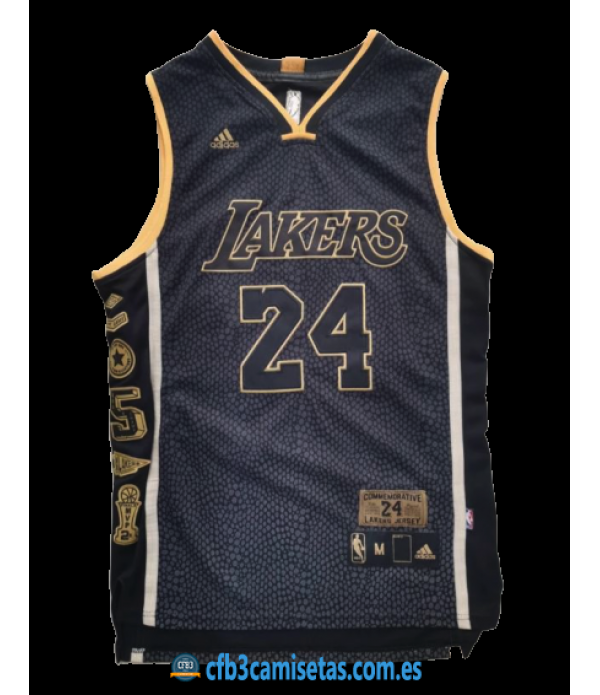 CFB3-Camisetas Kobe Bryant Los Angeles Lakers - Commemorative