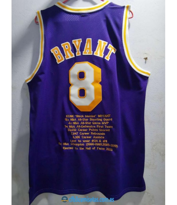 CFB3-Camisetas Kobe Bryant Los Angeles Lakers - Special Edition [Morada]